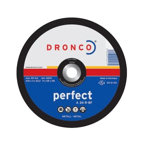 Disque à tronçonner acier Dronco A 24 R 1 Disque à tronçonner acier Dronco A 24 R