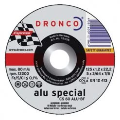 Disque à tronçonner Dronco CS 60 Alu
