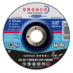 Disque à tronçonner les métaux Dronco AS 46 / AS 30 T Inox