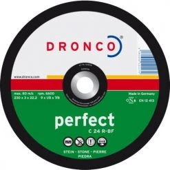 Disque à tronçonner matériaux Dronco C 24 R