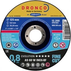 Disque à tronçonner inox Dronco AS 60 W