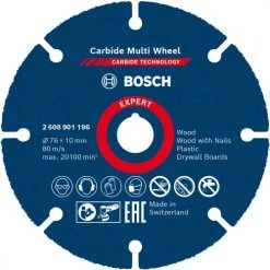 Disque à tronçonner Bosch Expert Carbide Multi Wheel - 2608901196