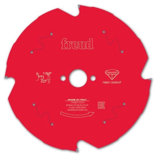 Lames de scie circulaire Freud Panneaux Fibre-ciment 1 Lames de scie circulaire Freud Panneaux Fibre-ciment