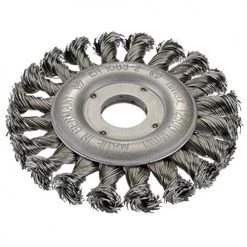 Brosse ronde Osborn avec fil acier tressé RBZ 115 mm