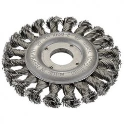 Brosse ronde Osborn avec fil acier tressé RBZ 125 mm