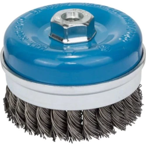 Brosse boisseau Bosch 100 mm à fils d’acier torsadés – 1608614002 1 Brosse boisseau Bosch 100 mm à fils d’acier torsadés – 1608614002