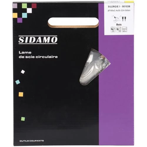 Lame carbure Sidamo Silergie I 160 x 2,6 x 20 - 24 dents - 901038 2 Lame carbure Sidamo Silergie I 160 x 2,6 x 20 - 24 dents - 901038 – Image 2