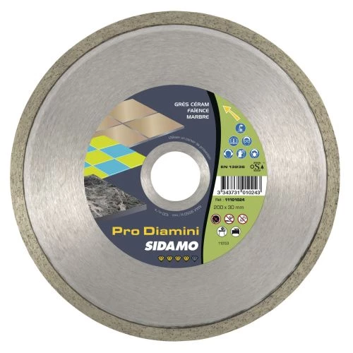 Disque diamant Sidamo PRODIAMINI 1 Disque diamant Sidamo PRODIAMINI