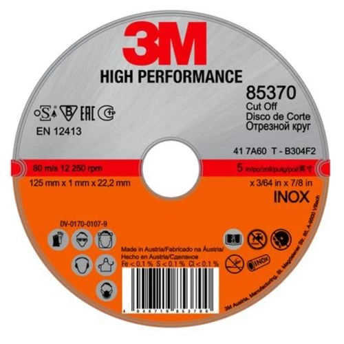 Disque à ébarber Inox 3M HIGH PERFORMANCE 1 Disque à ébarber Inox 3M HIGH PERFORMANCE