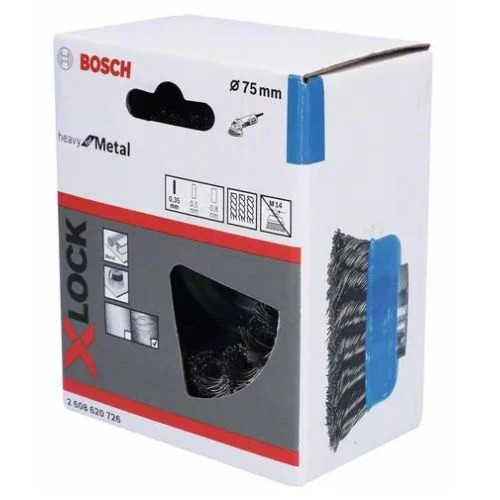 Brosses coupes à fils torsadés Bosch X-LOCK Heavy for Metal 2608620726 3 Brosses coupes à fils torsadés Bosch X-LOCK Heavy for Metal 2608620726 – Image 3
