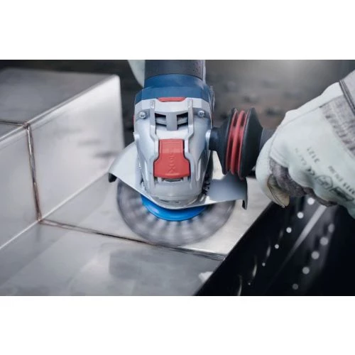 Brosses boisseaux à fils ondulés et laitonnés Bosch X-LOCK Clean for Metal 2 Brosses boisseaux à fils ondulés et laitonnés Bosch X-LOCK Clean for Metal – Image 2